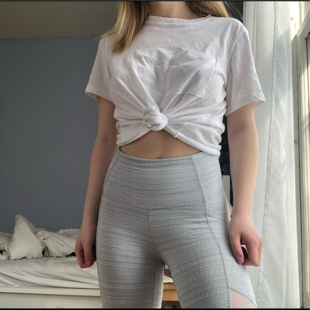Grey and white XXS athleta leggings